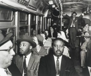First Desegregated Bus Ride, Montgomery, AL, Dec. 1956